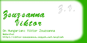 zsuzsanna viktor business card